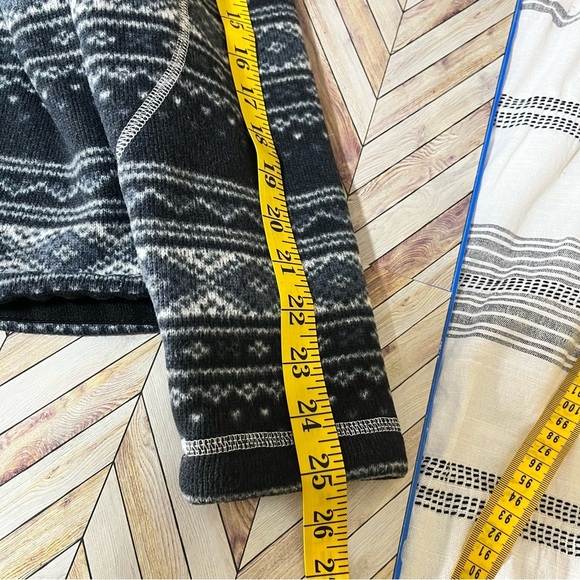 The North Face Fleece Fair Isle Print Quarter Zip Pullover Nordic Alpine Small - Picture 8 of 8